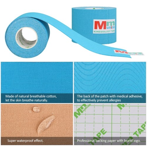 Mumain Sports Muscle Tape Medical Athletic Sticky Tape Elastic Cotton Roll Adhesive Sport Strain Protection Tapes First Aid Bandage Mumain Sports Muscle Tape Medical Athletic Sticky Tape Elastic Cotton Roll Adhesive Sport Strain Protection Tapes First Aid Bandage