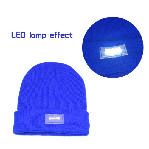 Multi-purpose Ultra Bright 5 LED Winter Warm Beanie Cap Unisex Cool Lighted Stocking Cap Kintted Hat Outdoor Flashlight Lamp
Multi-purpose Ultra Bright 5 LED Winter Warm Beanie Cap Unisex Cool Lighted Stocking Cap Kintted Hat Outdoor Flashlight Lamp