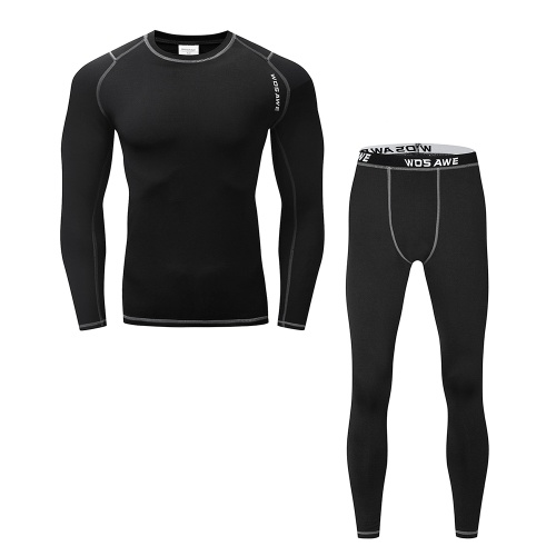 Men Long Sleeve Thermal Fleece Lined Compression Underwear Set Bicycle Jersey Base Layer Shirt and Pants Leggings for Cycling Running Jogging
Men Long Sleeve Thermal Fleece Lined Compression Underwear Set Bicycle Jersey Base Layer Shirt and Pants Leggings for Cycling Running Jogging