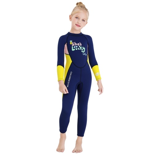 Girls Wetsuit Long Sleeve Diving Swimsuit with Safety Zipper Quick Dry One Piece Surf Suit for Water Sports
Girls Wetsuit Long Sleeve Diving Swimsuit with Safety Zipper Quick Dry One Piece Surf Suit for Water Sports