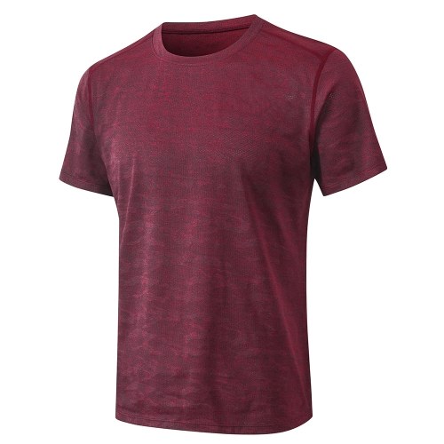 Men Sports T-shirt Camouflage Print Quick Dry Elastic O Neck Short Sleeve Running Fitness Exercise Gym Sportswear
Men Sports T-shirt Camouflage Print Quick Dry Elastic O Neck Short Sleeve Running Fitness Exercise Gym Sportswear