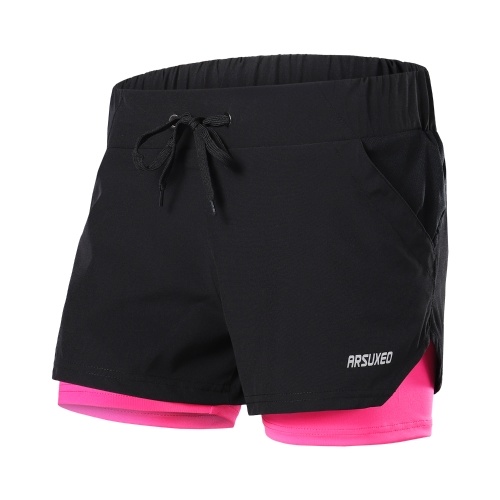 Women 2-in-1 Running Shorts Quick Drying Breathable Active Training Jogging Cycling Workout Shorts with Liner
Women 2-in-1 Running Shorts Quick Drying Breathable Active Training Jogging Cycling Workout Shorts with Liner