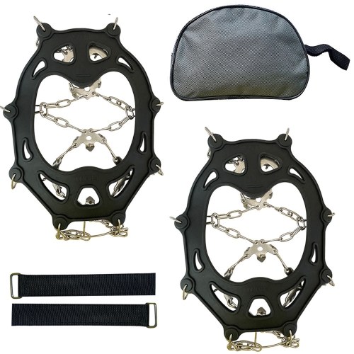 19 Tooth Ice Claw Stainless Steel Ice Claw Snow Antiskid Shoe Cover 19 Tooth Ice Claw Reinforced Type Ice Claw Outdoor Productions Non-slip Shoe Sleeve
19 Tooth Ice Claw Stainless Steel Ice Claw Snow Antiskid Shoe Cover 19 Tooth Ice Claw Reinforced Type Ice Claw Outdoor Productions Non-slip Shoe Sleeve