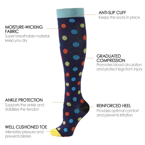 4 Pairs Compression Socks for Men & Women Professional Sports Socks Athletic Stockings Outdoor Fitness Breathable Quick Dry Socks Calf Pressure Support For Marathon Running Cycling
4 Pairs Compression Socks for Men & Women Professional Sports Socks Athletic Stockings Outdoor Fitness Breathable Quick Dry Socks Calf Pressure Support For Marathon Running Cycling