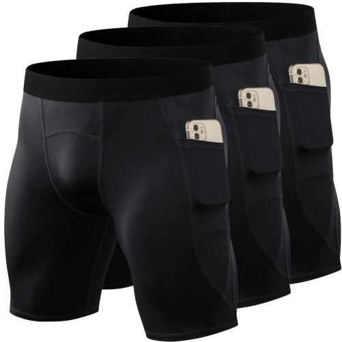 3 Pack Men Sports Shorts Active Workout Underwear Men Compression Shorts Quick Dry Shorts with Pocket
3 Pack Men Sports Shorts Active Workout Underwear Men Compression Shorts Quick Dry Shorts with Pocket