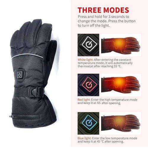 Heated Gloves for Men Women Touchscreen Electric Heating Skiing Gloves Thickened Winter Thermal Gloves Hand Warmer with 3 Heating Levels for Riding Skiing Snowboard Climbing
Heated Gloves for Men Women Touchscreen Electric Heating Skiing Gloves Thickened Winter Thermal Gloves Hand Warmer with 3 Heating Levels for Riding Skiing Snowboard Climbing