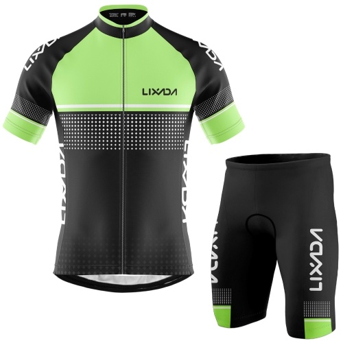 Lixada Men Cycling Jersey Set Breathable Quick-Dry Short Sleeve Biking Shirt and Foam Padded Shorts MTB Cycling Outfit Set
Lixada Men Cycling Jersey Set Breathable Quick-Dry Short Sleeve Biking Shirt and Foam Padded Shorts MTB Cycling Outfit Set