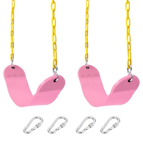 Swings Seat Playground Swing Set with EVA Seats Plastic Coated Chain Snap Hooks and Carabiners
Swings Seat Playground Swing Set with EVA Seats Plastic Coated Chain Snap Hooks and Carabiners