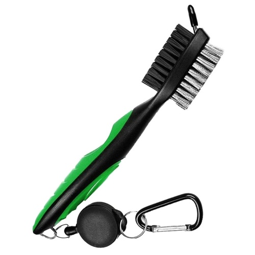 Golf Club Brush Dual Brush Heads Retractable Zip-line Cord Golf Club Groove Cleaning Tool
Golf Club Brush Dual Brush Heads Retractable Zip-line Cord Golf Club Groove Cleaning Tool