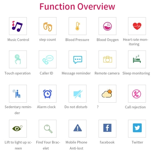 Colorful Screen Digital BT Smart Band Step Heart Rate Monitor Blood Pressure Intelligent Test Monitoring Wristband Waterproof Fitness Bracelet Sleep Tracker Watch Sports
Colorful Screen Digital BT Smart Band Step Heart Rate Monitor Blood Pressure Intelligent Test Monitoring Wristband Waterproof Fitness Bracelet Sleep Tracker Watch Sports