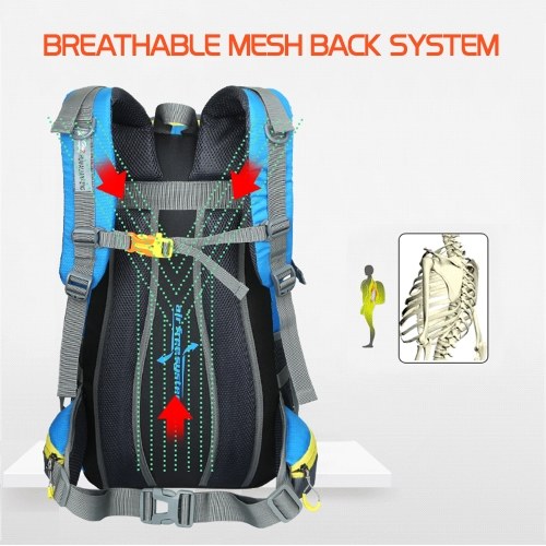 45L Camping Backpack Water Resistant Lightweight Outdoor Travel Dayback Shoulder Bag Casual Large School Backpack
45L Camping Backpack Water Resistant Lightweight Outdoor Travel Dayback Shoulder Bag Casual Large School Backpack