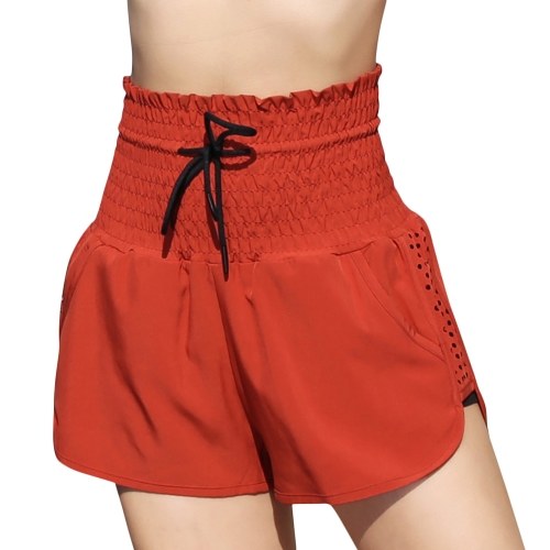 Women 2-in-1 Sports Shorts Qucik-Dry Breathable High Waist Drawstring Running Gym Yoga Shorts Sportswear
Women 2-in-1 Sports Shorts Qucik-Dry Breathable High Waist Drawstring Running Gym Yoga Shorts Sportswear