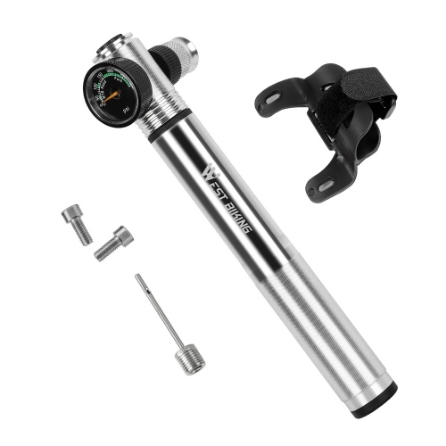 WEST BIKING 300Psi Mini Bike Pump With Gauge Tire Inflator Air Pump Cycling Accessories Bicycle Pump 300Psi
WEST BIKING 300Psi Mini Bike Pump With Gauge Tire Inflator Air Pump Cycling Accessories Bicycle Pump 300Psi