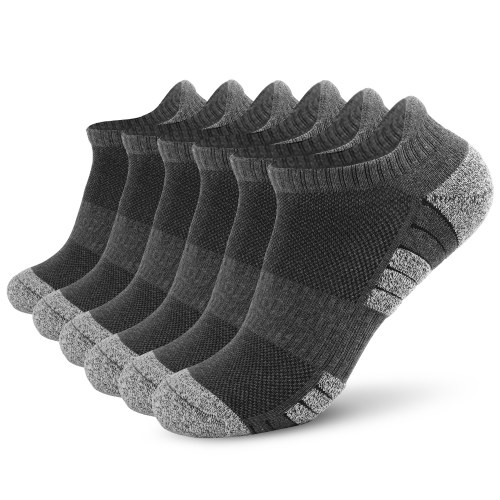 6 Pairs Sports Ankle Socks Low-cut Socks Athletic Running Socks Outdoor Fitness Breathable Quick Dry Socks Wear-resistant Anti-skid No-Show Socks For Marathon Running Cycling
6 Pairs Sports Ankle Socks Low-cut Socks Athletic Running Socks Outdoor Fitness Breathable Quick Dry Socks Wear-resistant Anti-skid No-Show Socks For Marathon Running Cycling