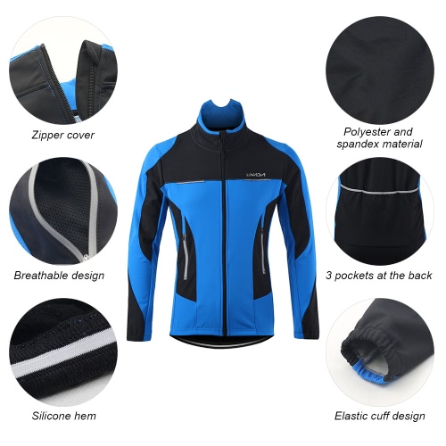 Lixada Men's Outdoor Cycling Jacket Winter Thermal Breathable Comfortable Long Sleeve Coat Water Resistant Riding Sportswear
Lixada Men's Outdoor Cycling Jacket Winter Thermal Breathable Comfortable Long Sleeve Coat Water Resistant Riding Sportswear