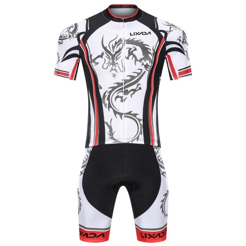 Lixada Men's Quick Dry Cycling Set Bike Shirt Road Bicycle Bib Shorts MTB Riding Clothing Kit
Lixada Men's Quick Dry Cycling Set Bike Shirt Road Bicycle Bib Shorts MTB Riding Clothing Kit