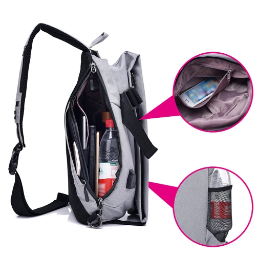 Lixada Men Chest Bags Casual Chest Pack Anti Theft Sling Crossbody Bags Messenger Bag Shoulder Bag
Lixada Men Chest Bags Casual Chest Pack Anti Theft Sling Crossbody Bags Messenger Bag Shoulder Bag