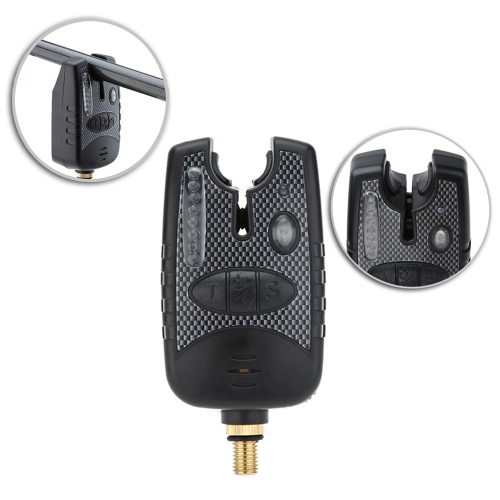 8 LEDs Water Resistant Adjustable Tone Volume Sensitivity Sound Alert Fishing Bite Alarm for Fishing Rod 8 LEDs Water Resistant Adjustable Tone Volume Sensitivity Sound Alert Fishing Bite Alarm for Fishing Rod