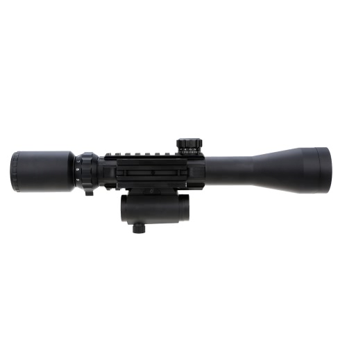 3-9X40EG Red Green Illuminated Tactical Riflescope + Red Laser Sight + Holographic Dot Sight
3-9X40EG Red Green Illuminated Tactical Riflescope + Red Laser Sight + Holographic Dot Sight