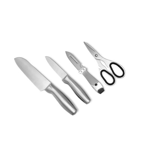 4pcs высокого качества из нержавеющей стали набор Кука фруктов нож Кухонные ножницы многофункциональный инструмент
4pcs высокого качества из нержавеющей стали набор Кука фруктов нож Кухонные ножницы многофункциональный инструмент