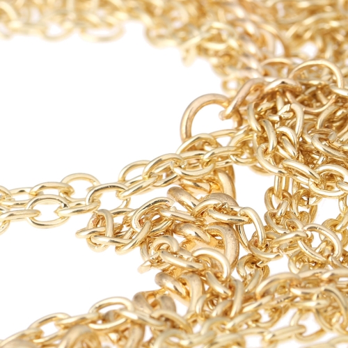 Sexy Laday Fashion Multi Layers Gold Body Belly Waist Chain Link Chic Waves Long Necklace
Sexy Laday Fashion Multi Layers Gold Body Belly Waist Chain Link Chic Waves Long Necklace
