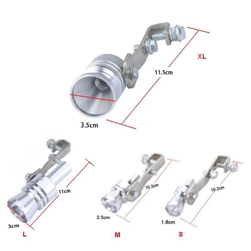 Turbo Sound Whistle Exhaust Pipe Tailpipe BOV Blow-off Valve Simulator Aluminum Size XL
Turbo Sound Whistle Exhaust Pipe Tailpipe BOV Blow-off Valve Simulator Aluminum Size XL