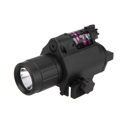 Compact Tactical Flashlight Torch & Red Laser Sight Combo with Rail Mount for Hunting Game Outdoor
Compact Tactical Flashlight Torch & Red Laser Sight Combo with Rail Mount for Hunting Game Outdoor