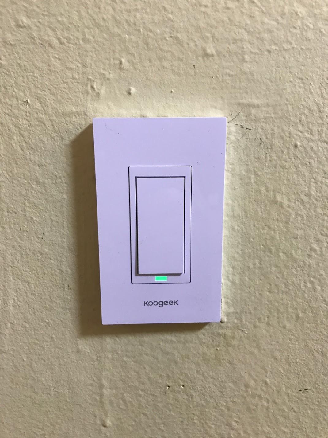 Wi Fi Enabled Smart Light Switch Koogeek Com The Installation Was Simple But Put Off Master Light To Avoid Any Unpleasant Problem
