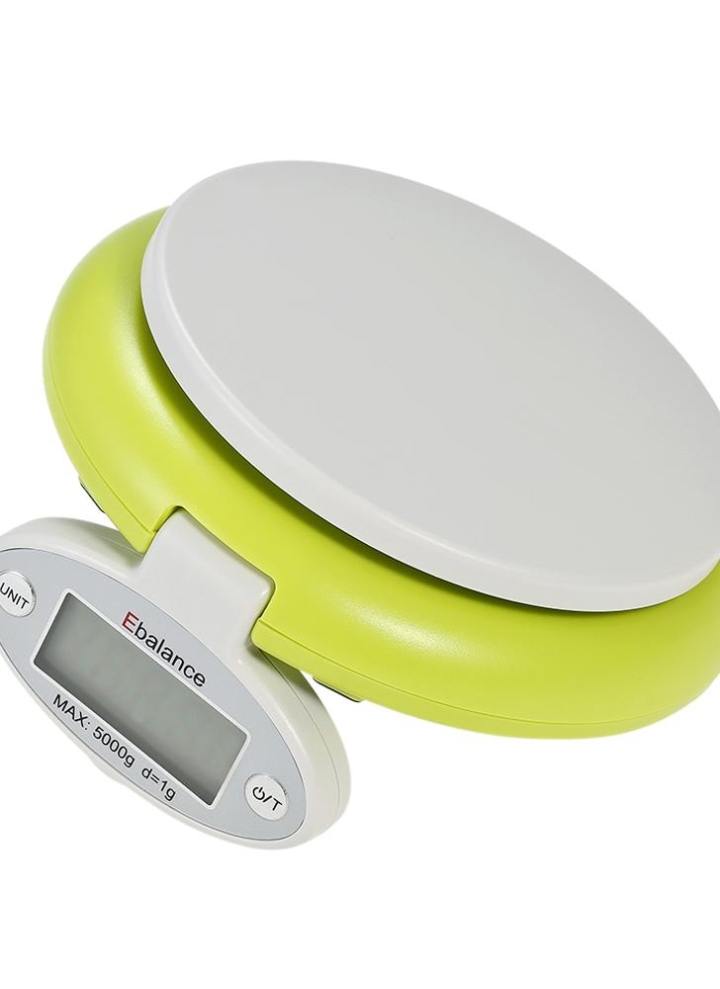 5000g 1g Mini Foldable Electronic Digital Kitchen Baking Scale 5000g 1g Mini Foldable Electronic Digital Kitchen Baking Scale Backlight Display Food Weighing Scales Tool