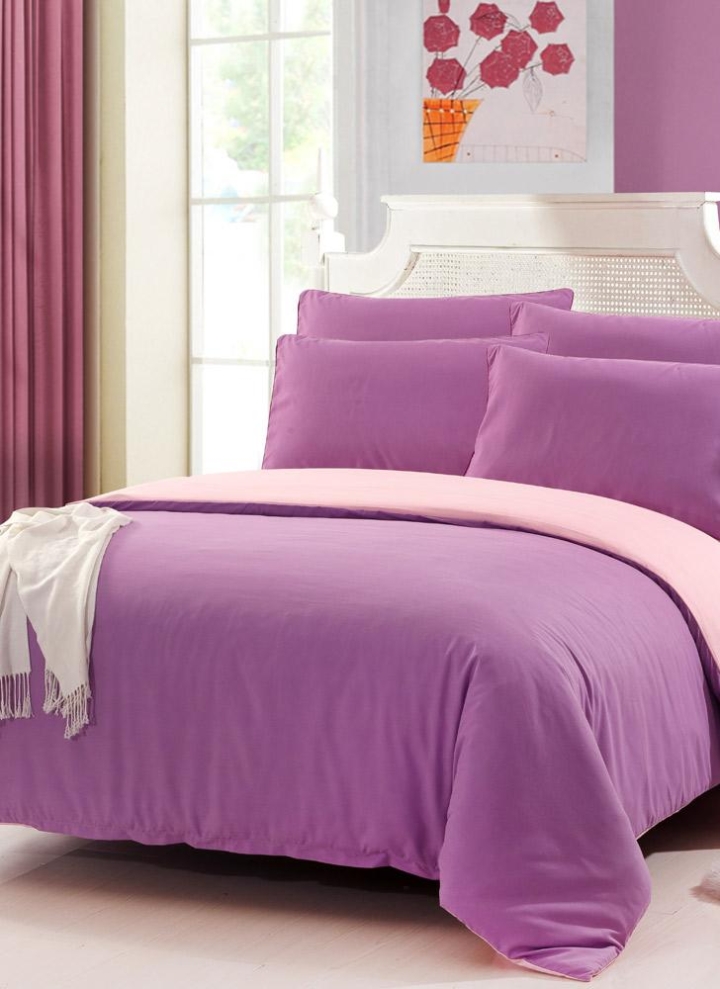 White 4pcs Stylish Sanding Solid Color Bedding Set Comforter 4pcs Stylish Sanding Solid Color Bedding Set Comforter Bedclothes Suit Queen Size Duvet Cover Bed