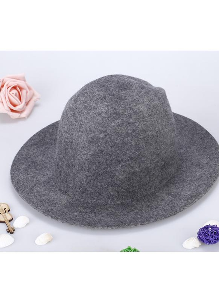 Panama Stile Cappello di Paglia FEDORA LARGA tesa di Borsalino Spiaggia Vacanza Sole Festival Estivo