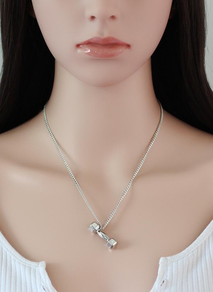 Lady Cute Plaqué Argent Fleur Fashion Charms Pendentif Femmes Collier Bijoux