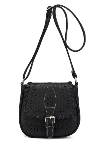 Novo Vintage bolsa Crossbody Flap imprensa magnético Stud Zipper oca ajustável bolsa