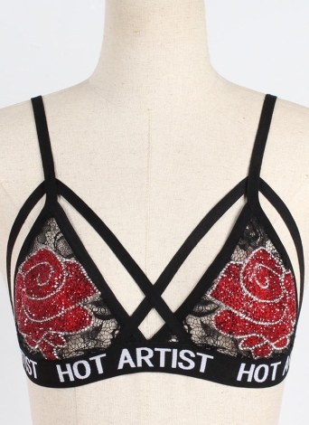 bralette transparente