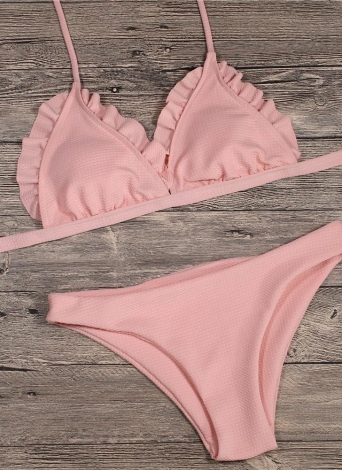 Damen Bikini Set Bademode Push Up Gepolstert Zweiteiligen Beachwear Schwimmanzug