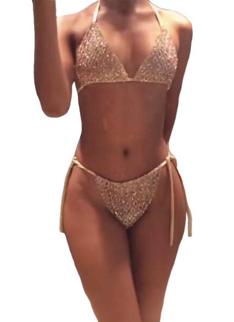 reggiseno con paillettes