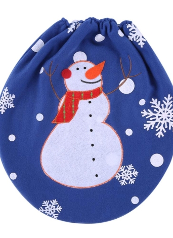 4 Soft Polyester Snowman Christmas Toilet Seat Cover Christmas ... 4 Soft Polyester Snowman Christmas Toilet Seat Cover Christmas ...