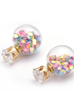 Fashion Femmes Lady creux Géométrique en Forme de Goutte Dangle Boucles d/'oreilles Clou Bijoux