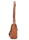 Novo Vintage bolsa Crossbody Flap imprensa magnético Stud Zipper oca ajustável bolsa