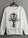 Neue Art und Weise Frauen Hoody Sweatshirt Print T-Shirt-beiläufige lose PulloverHoodie Bluse Tops