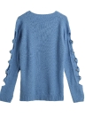 Knitted Hollow Long Sleeves Sweater