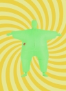 Funny Adult Size Inflatable Full Body Costume Suit Air Fan Operated Blow Up Fancy Dress Halloween Sports Party Fat Inflatable Jumpsuit Costume