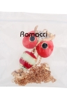 Romacci Lovely Fashion Hollow Red Owl Pendant Sweater Chain Necklace