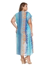 Chic Graphic Miami Plus Size Kaftan