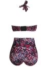 Ruched Top High Waist Plus Size Swimsuit