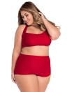 Halter Bandeau High Waist Plus Size Swimwear