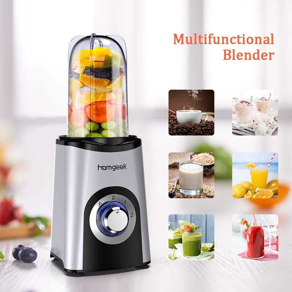 Homgeek Mini Blender & Smoothie Maker