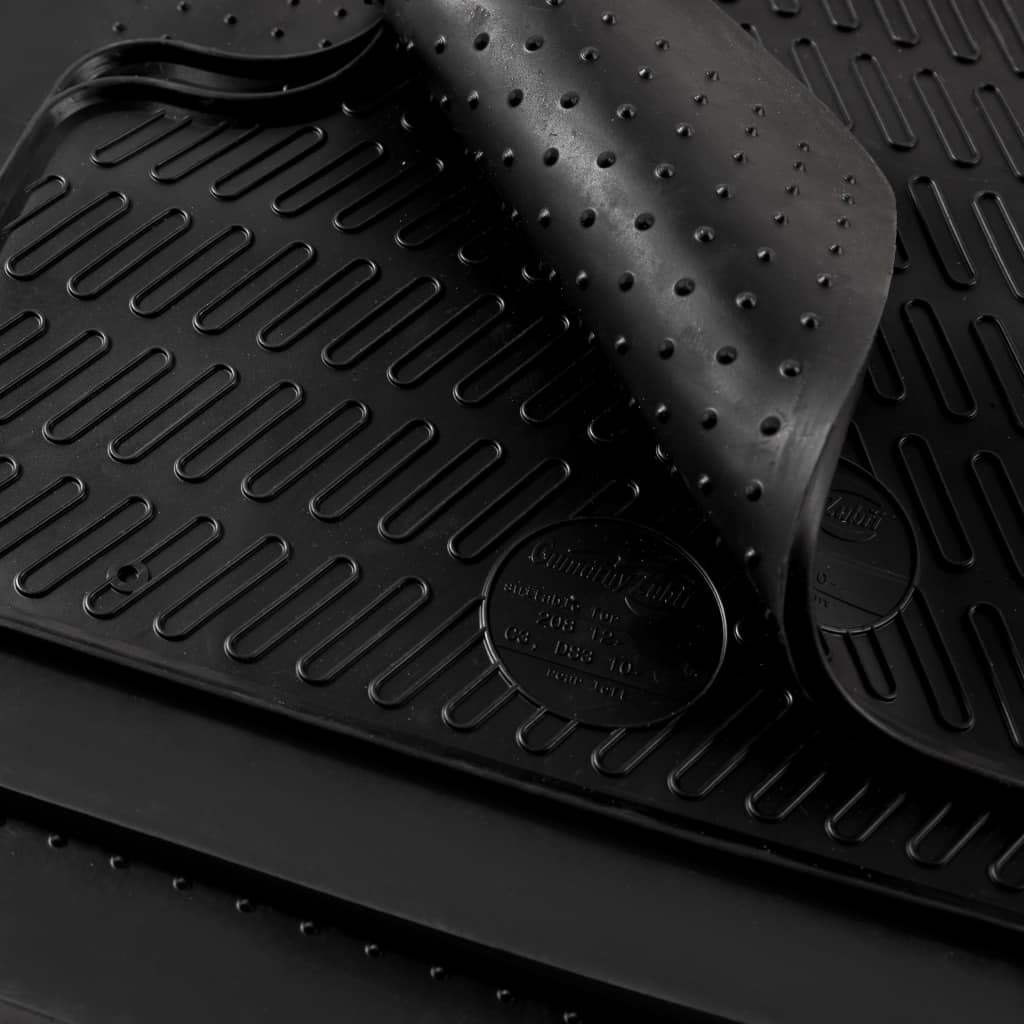 Festnight Car Carpet Set Carpet Rubber 4pcs