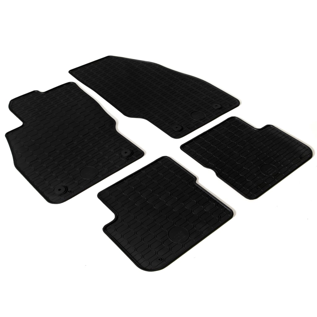 Festnight Car Carpet Set Carpet Rubber 4pcs