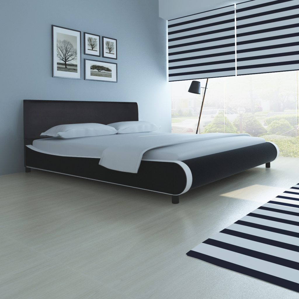 Solo 200.67€, Letto matrimoniale imbottito in pelle artificiale 180 ... Solo 200.67€, Letto matrimoniale imbottito in pelle artificiale 180 ...